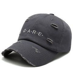 LOCZU 'Care' Distressed Baseball Cap