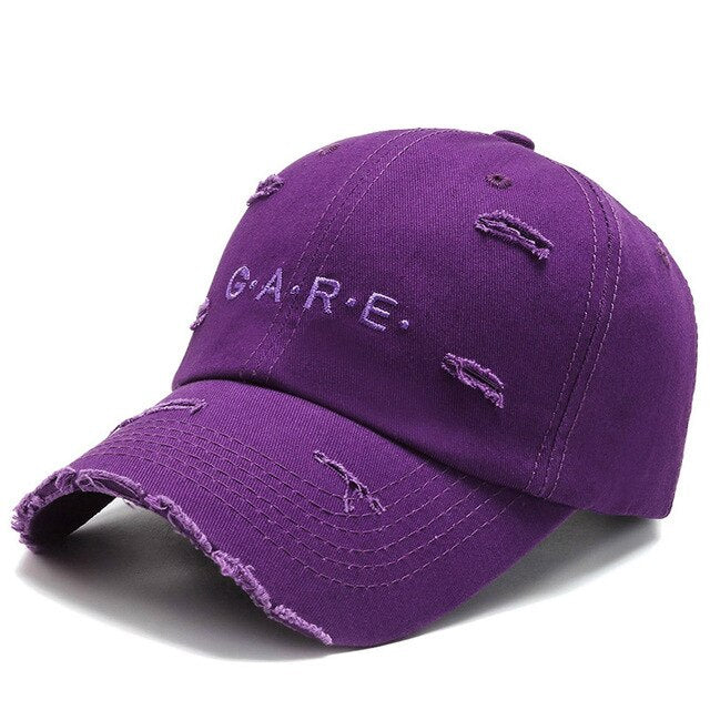 LOCZU 'Care' Distressed Baseball Cap