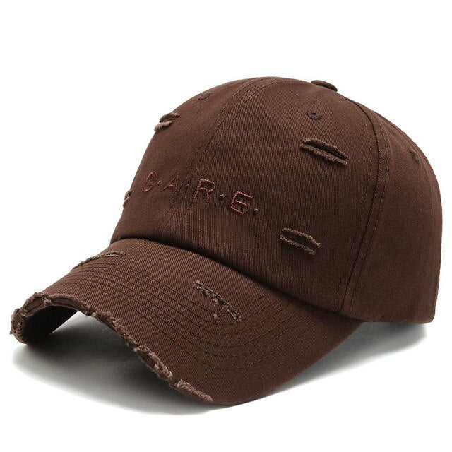 LOCZU 'Care' Distressed Baseball Cap