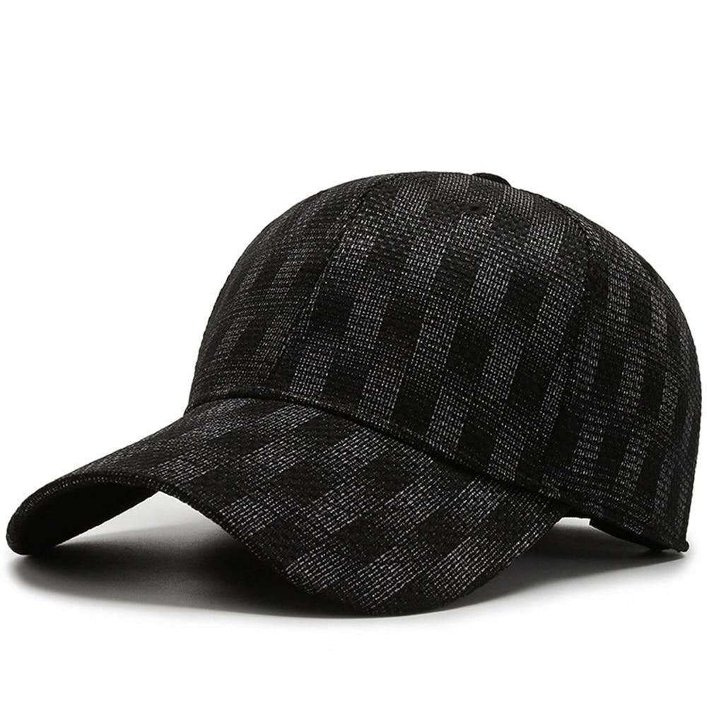 LOCZU Plaid Baseball Cap