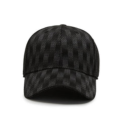 LOCZU Plaid Baseball Cap