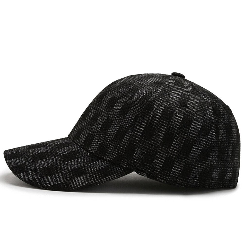 LOCZU Plaid Baseball Cap