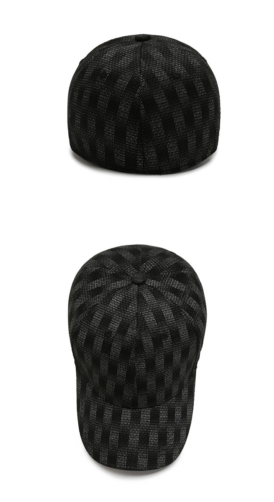 LOCZU Plaid Baseball Cap