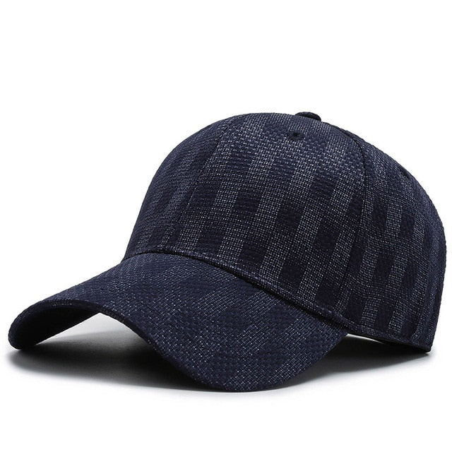 LOCZU Plaid Baseball Cap