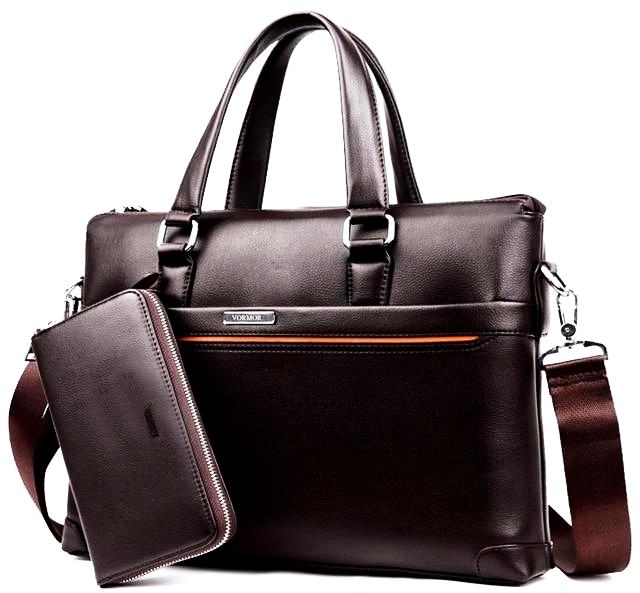 Premium Leather Modern Briefcase & Wallet - 2 Colors – Loczu