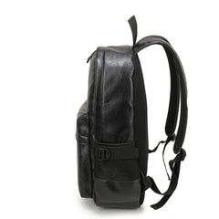 Black Luxury Leather Backpack