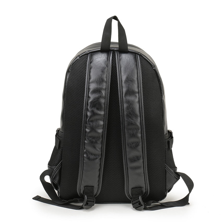 Black Luxury Leather Backpack