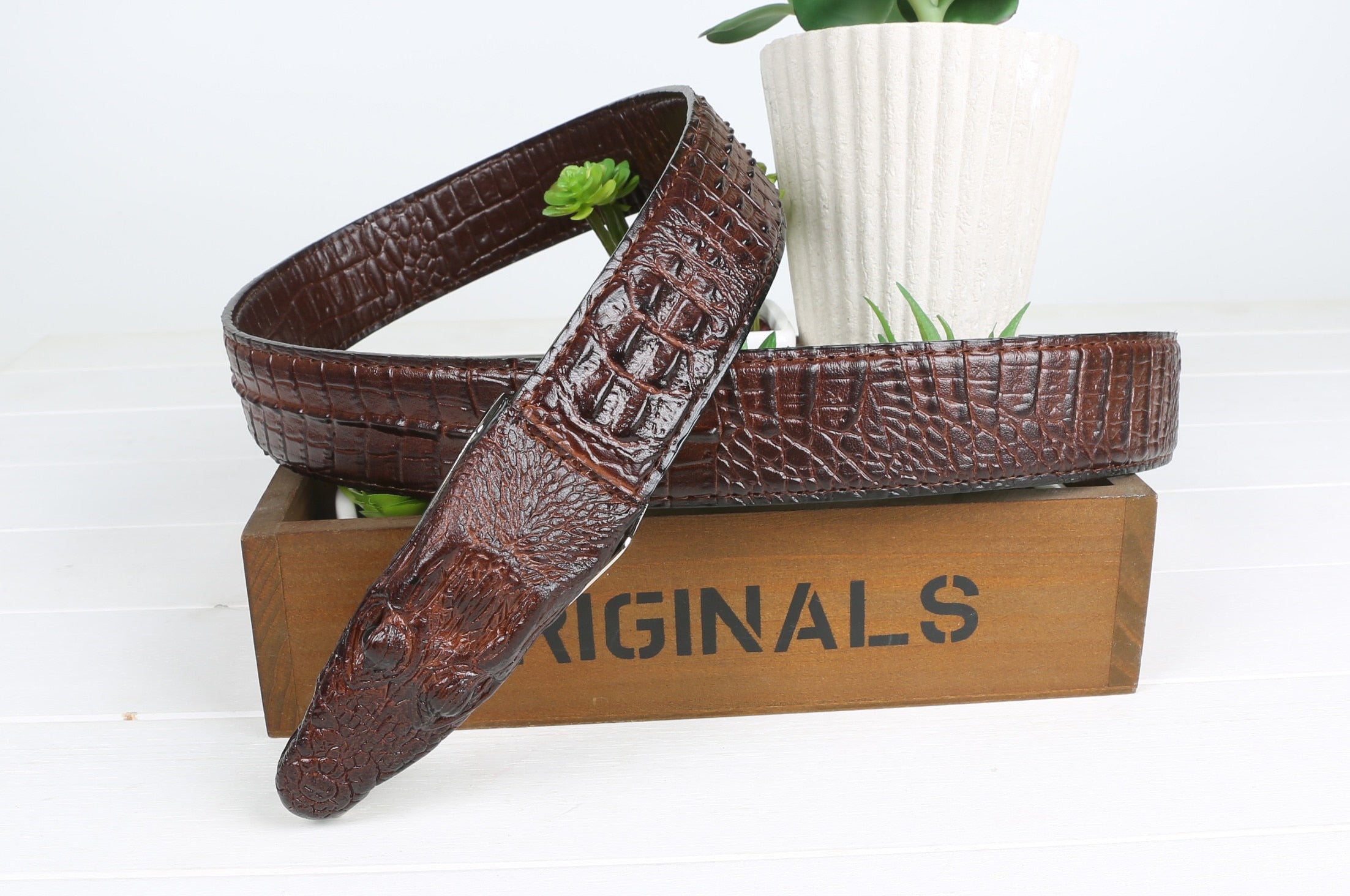 Luxury Buckle Leather Belt