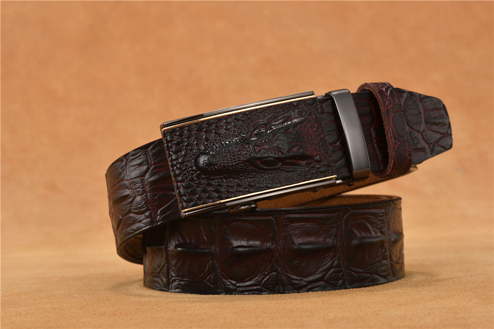 Luxury Leather Buckle Belt
