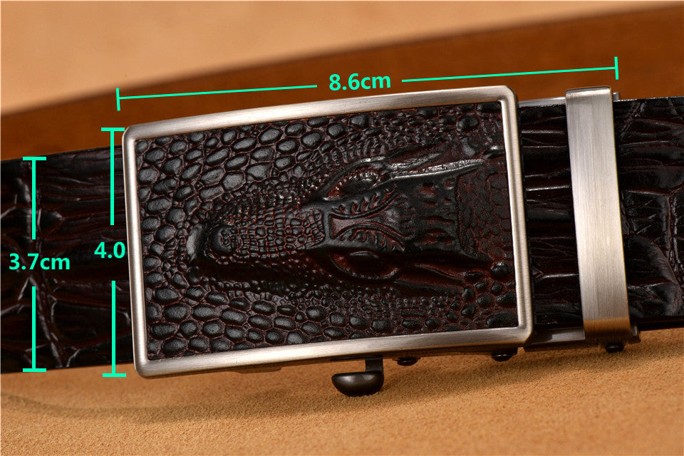 Luxury Leather Buckle Belt