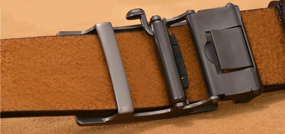 Luxury Leather Buckle Belt