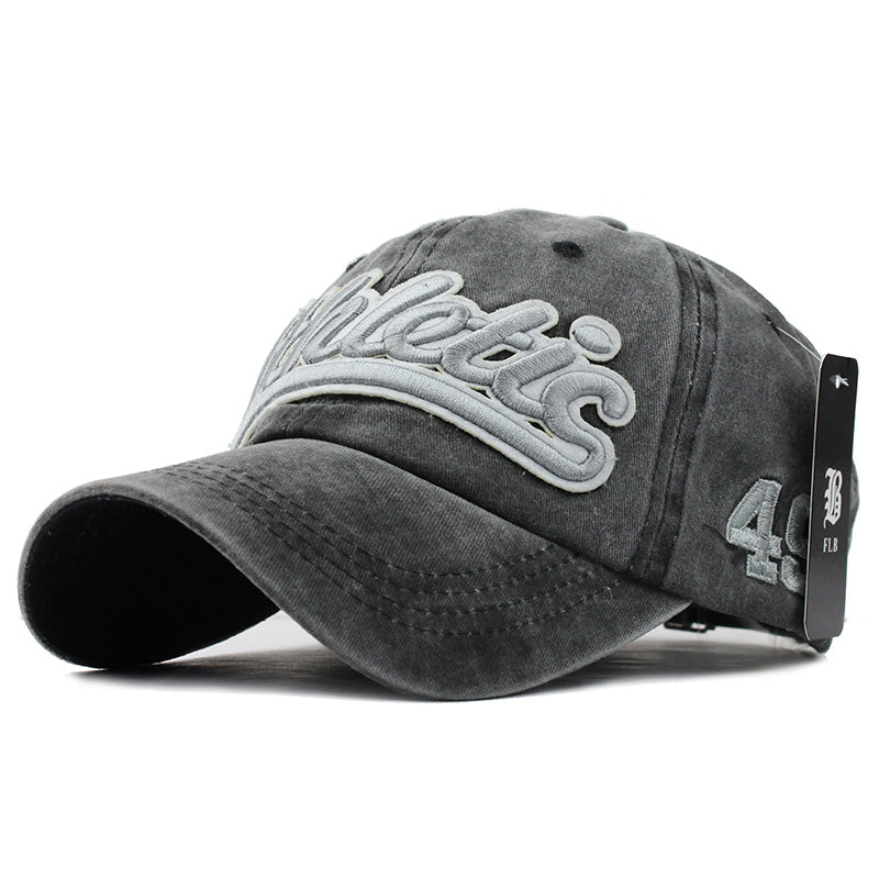 Washed Denim Baseball Cap