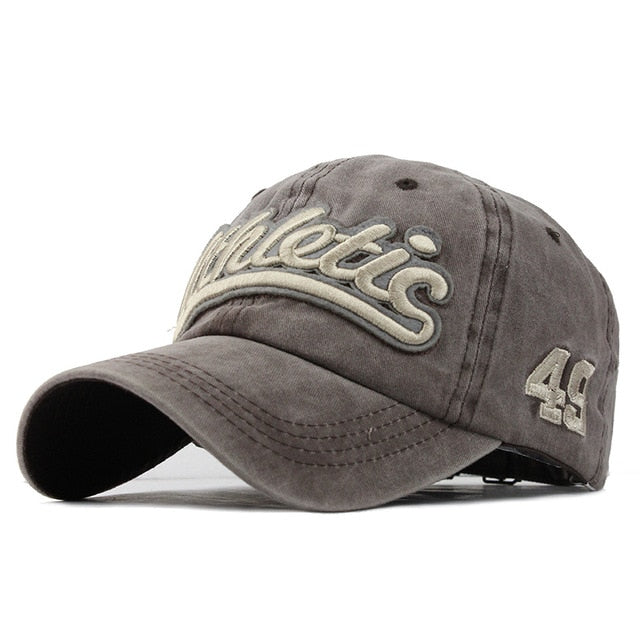 Washed Denim Baseball Cap