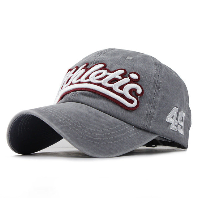 Washed Denim Baseball Cap