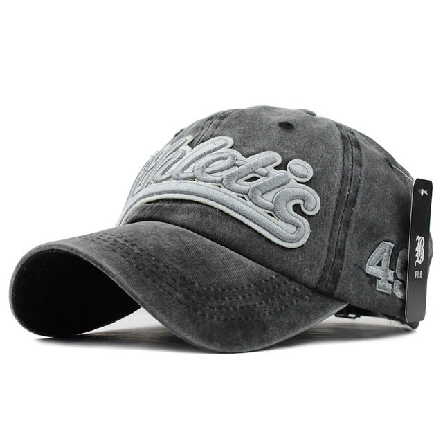 Washed Denim Baseball Cap