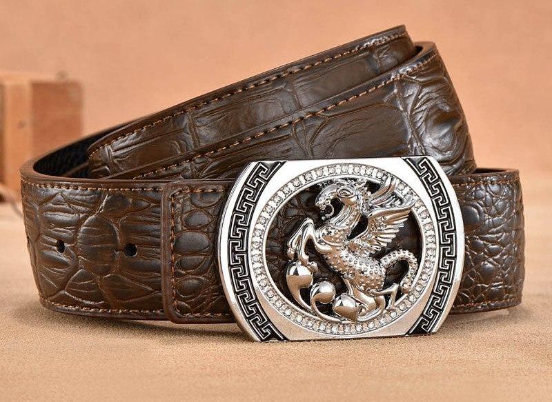 Luxury Pegasus Leather Belt