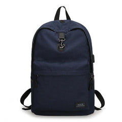 Modern Casual Backpack with USB Port