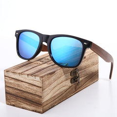 Walnut Wayfarer Polarized Sunglasses