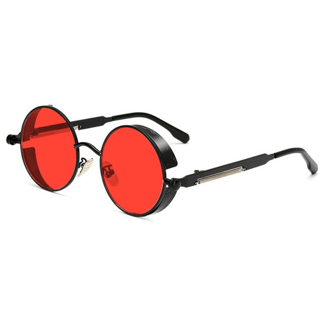 1955 Vintage Round Transparent Sunglasses