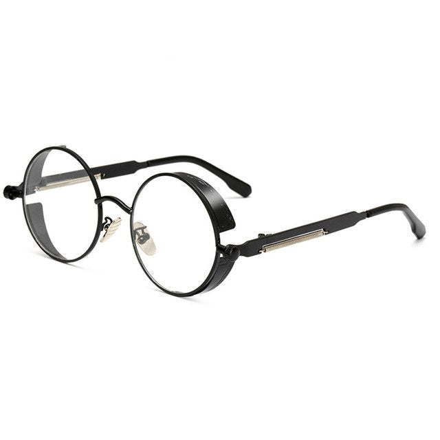 1955 Vintage Round Transparent Sunglasses