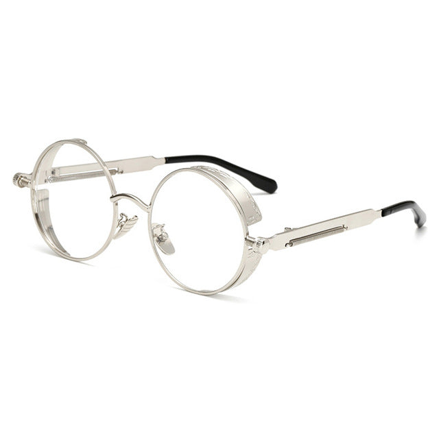 1955 Vintage Round Transparent Sunglasses