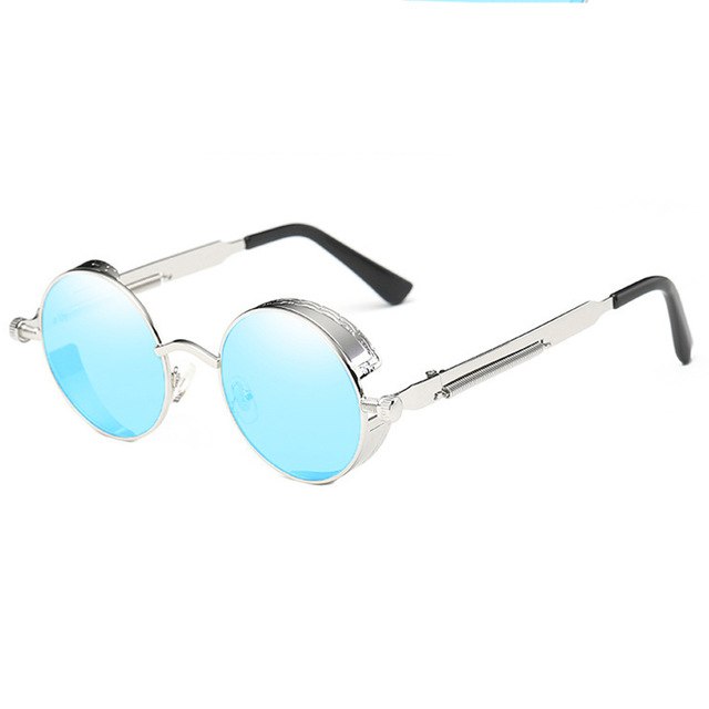 1955 Vintage Round Transparent Sunglasses