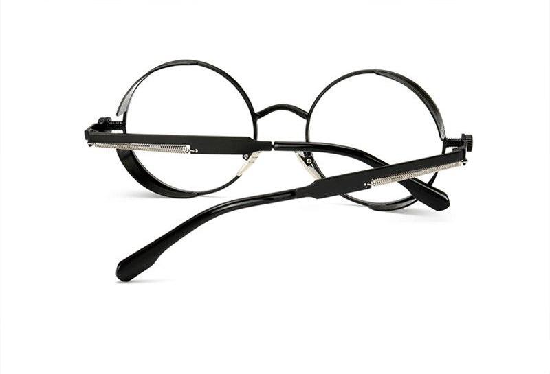1955 Vintage Round Transparent Sunglasses