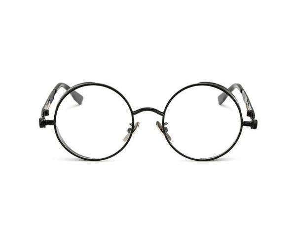 1955 Vintage Round Transparent Sunglasses