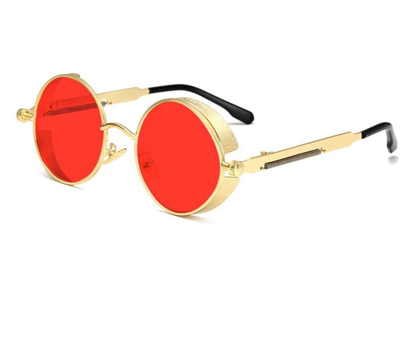 1955 Vintage Round Transparent Sunglasses