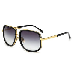 Square Pilot Mirrored Sunglasses
