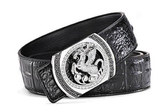 Luxury Pegasus Leather Belt