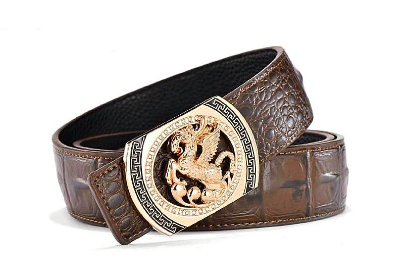 Luxury Pegasus Leather Belt