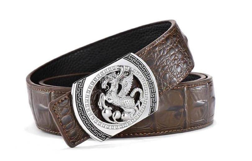 Luxury Pegasus Leather Belt