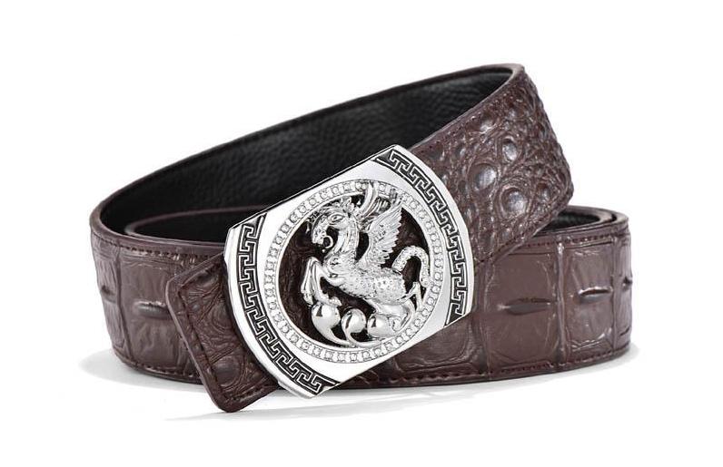 Luxury Pegasus Leather Belt