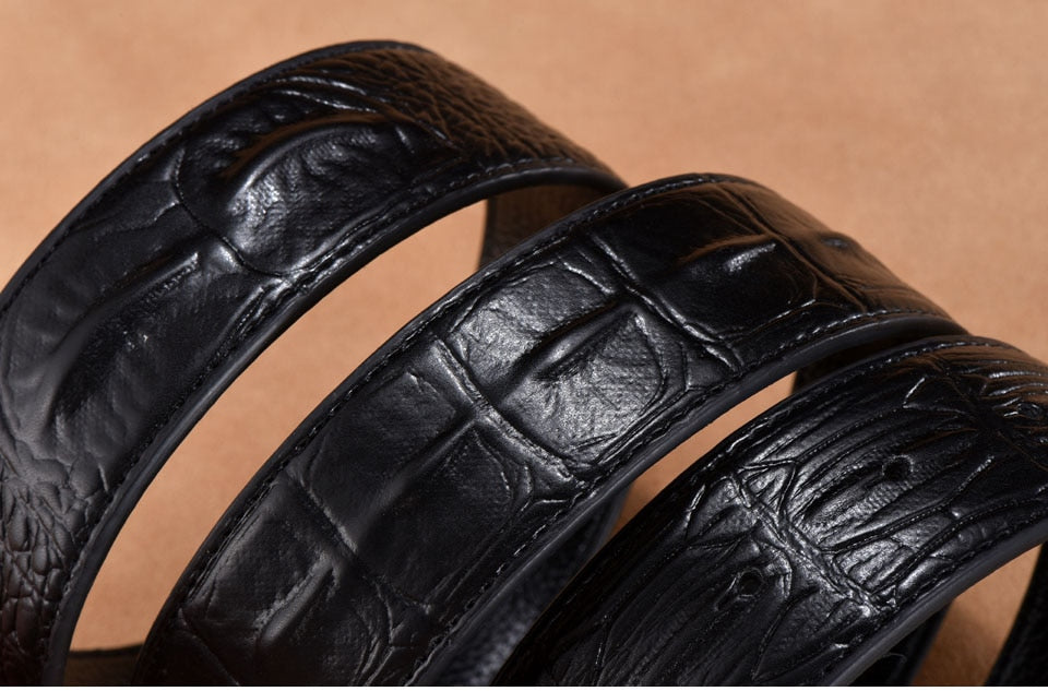 Luxury Pegasus Leather Belt