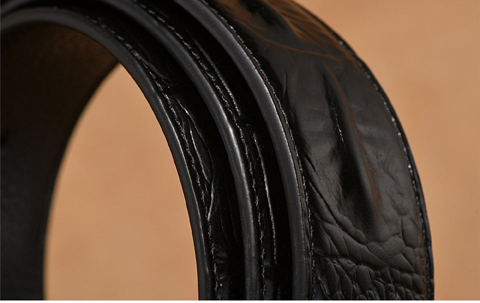 Luxury Pegasus Leather Belt