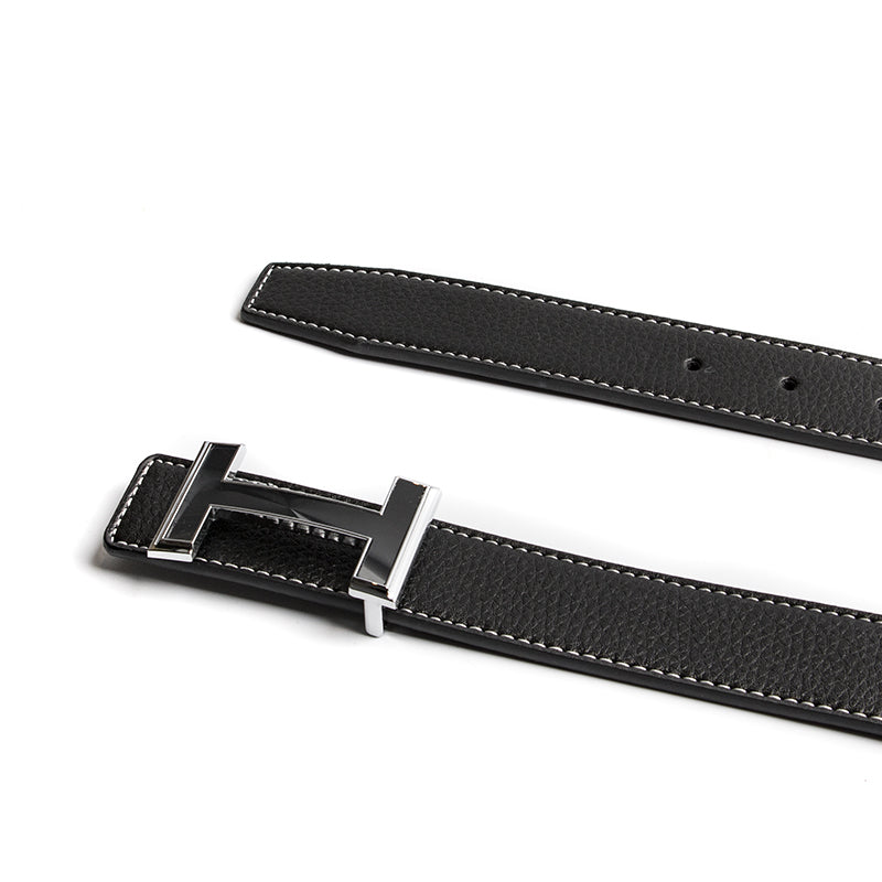 Grande H Leather Belt