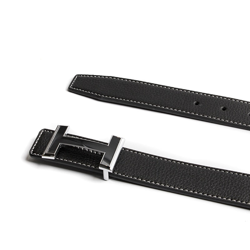 Grande H Leather Belt