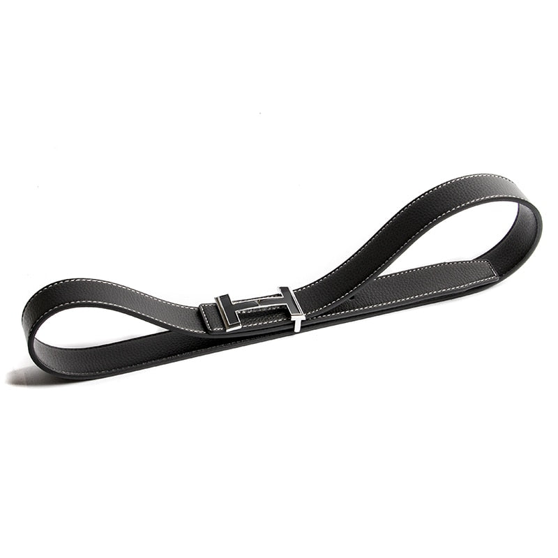 Grande H Leather Belt