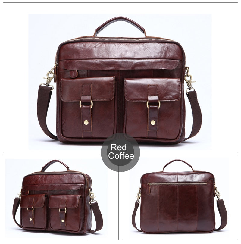 Premium Genuine Leather Briefcase - 11 Different Colors – Loczu