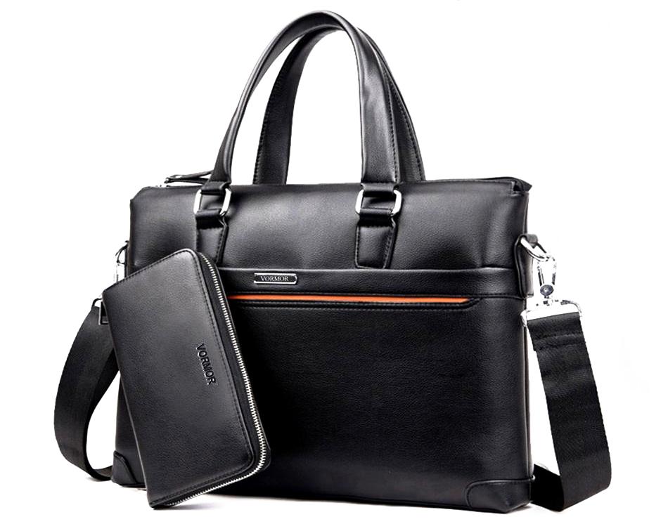 Premium Leather Modern Briefcase & Wallet - 2 Colors – Loczu