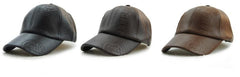 Leather Baseball Cap