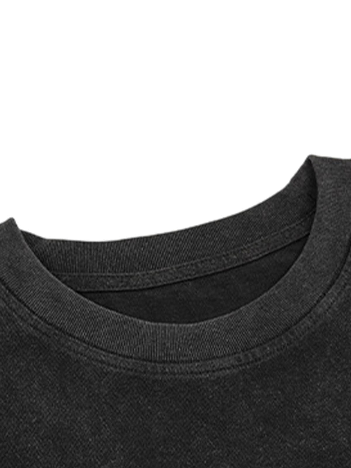 Protrait Graffiti Crew Neck T-Shirt