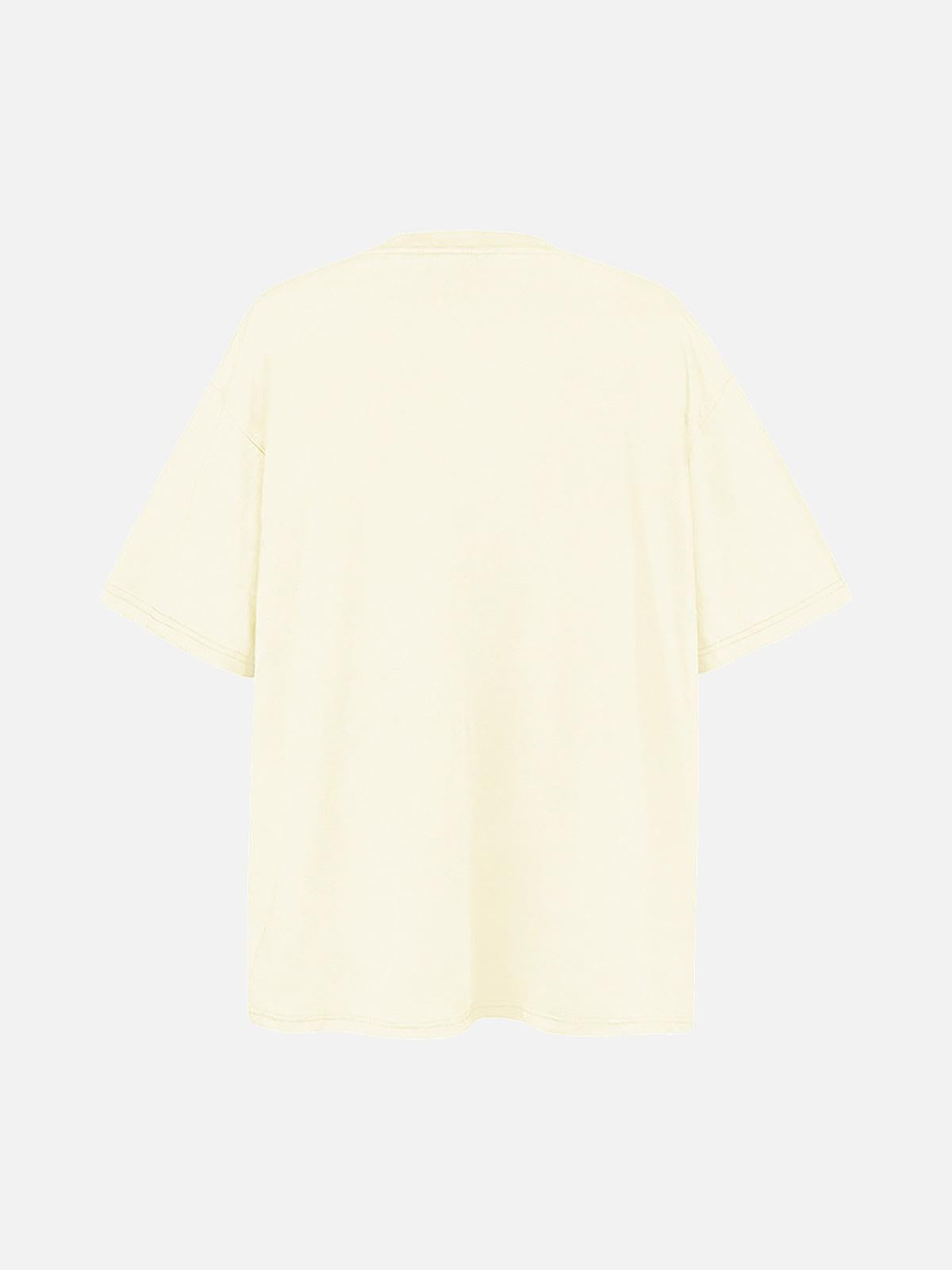 Protrait Graffiti Crew Neck T-Shirt