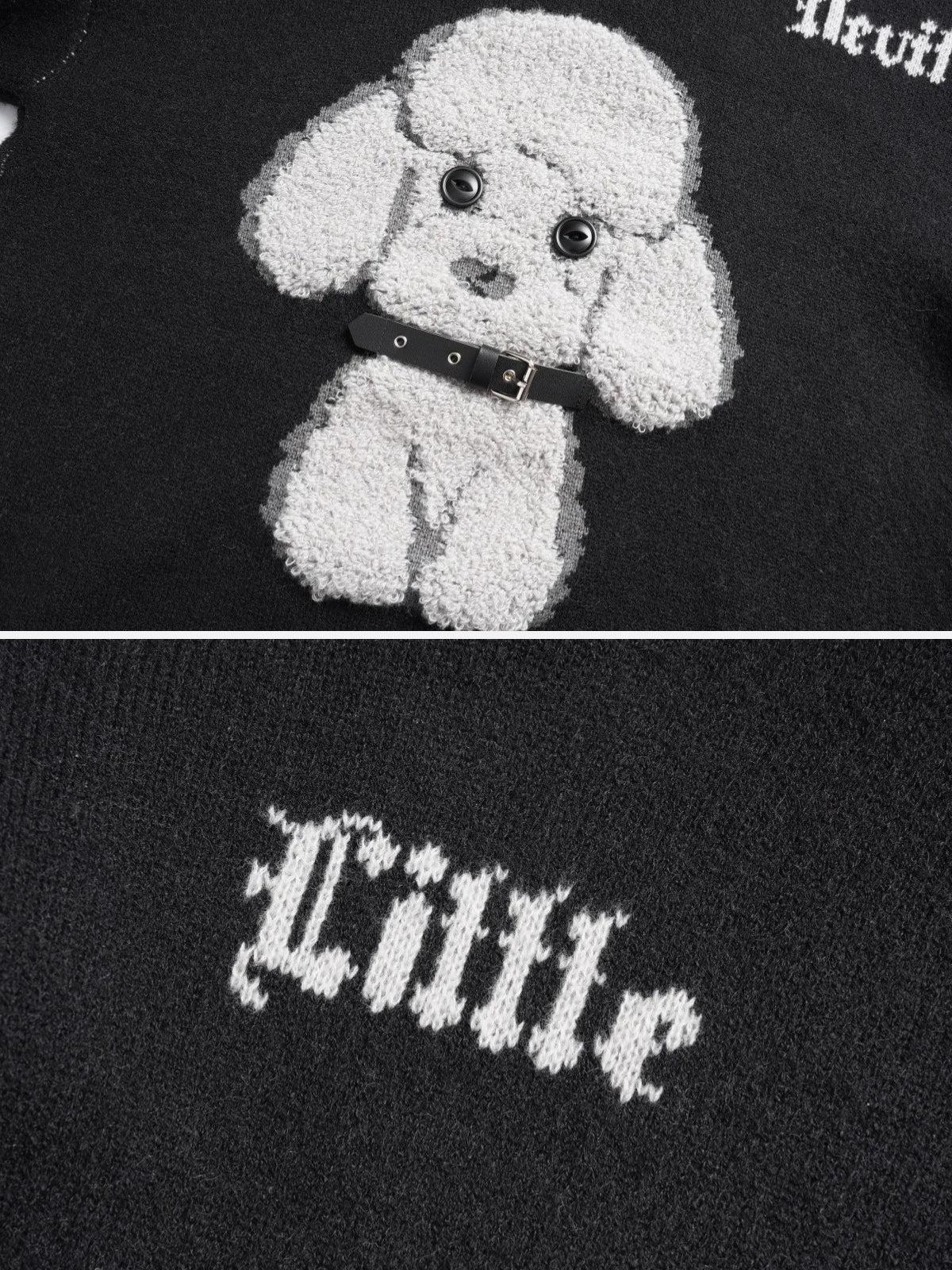 Puppy Knit Sweater