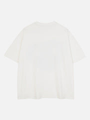 Rabbit Embroidery Print Tee