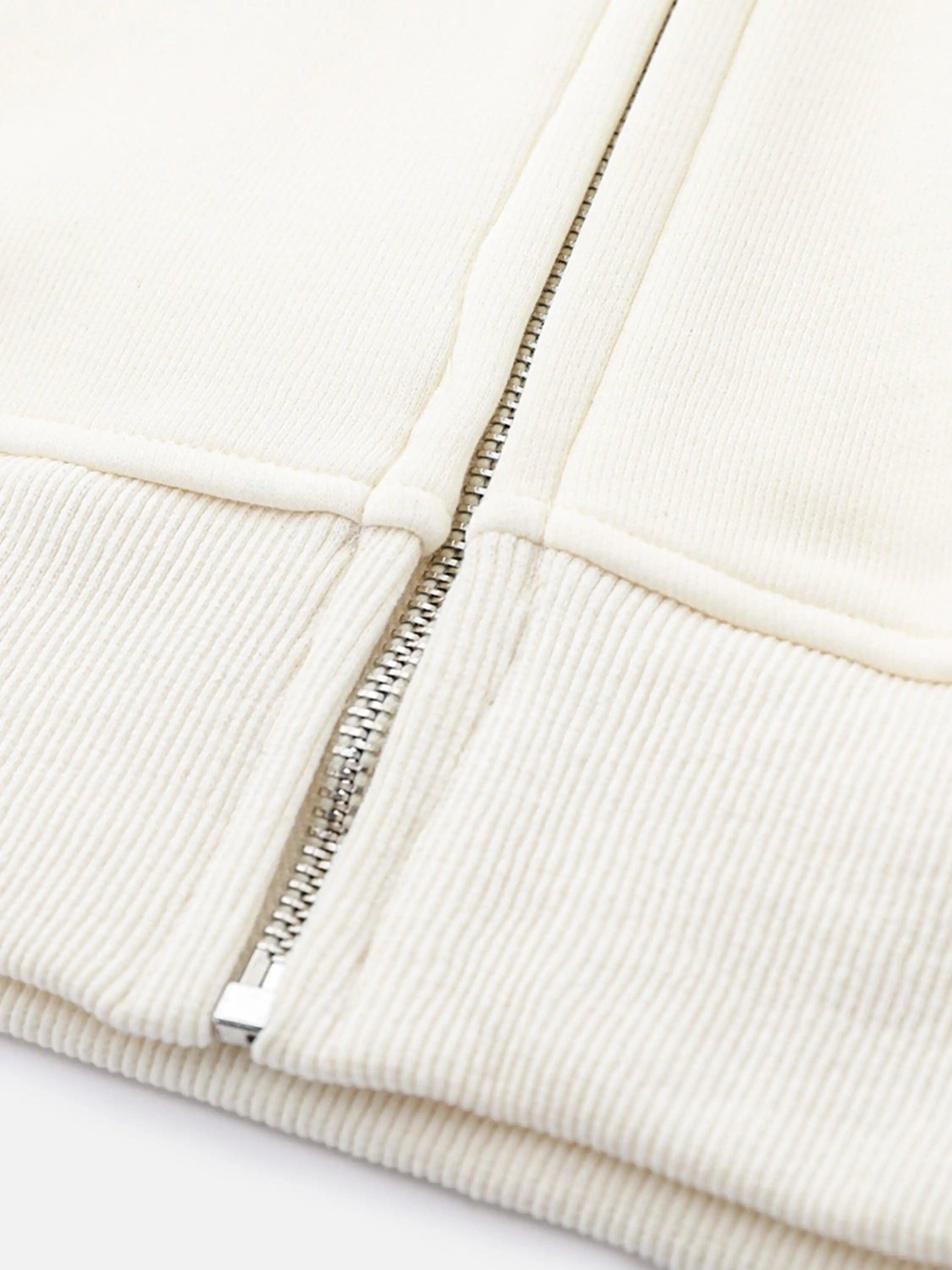 Rainbow Musical Notes Embroidered Hoodie