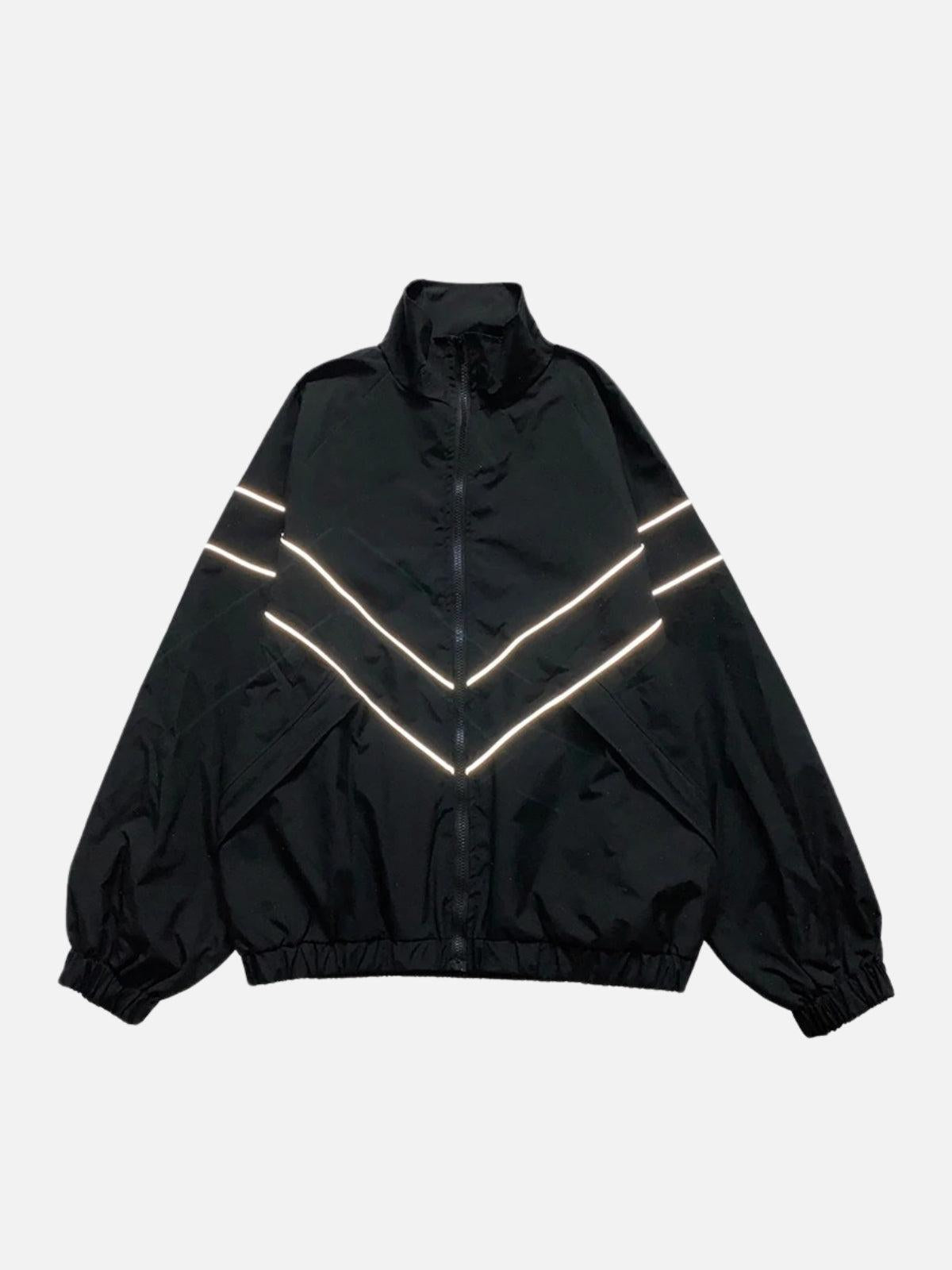 Reflective Striped Jacket