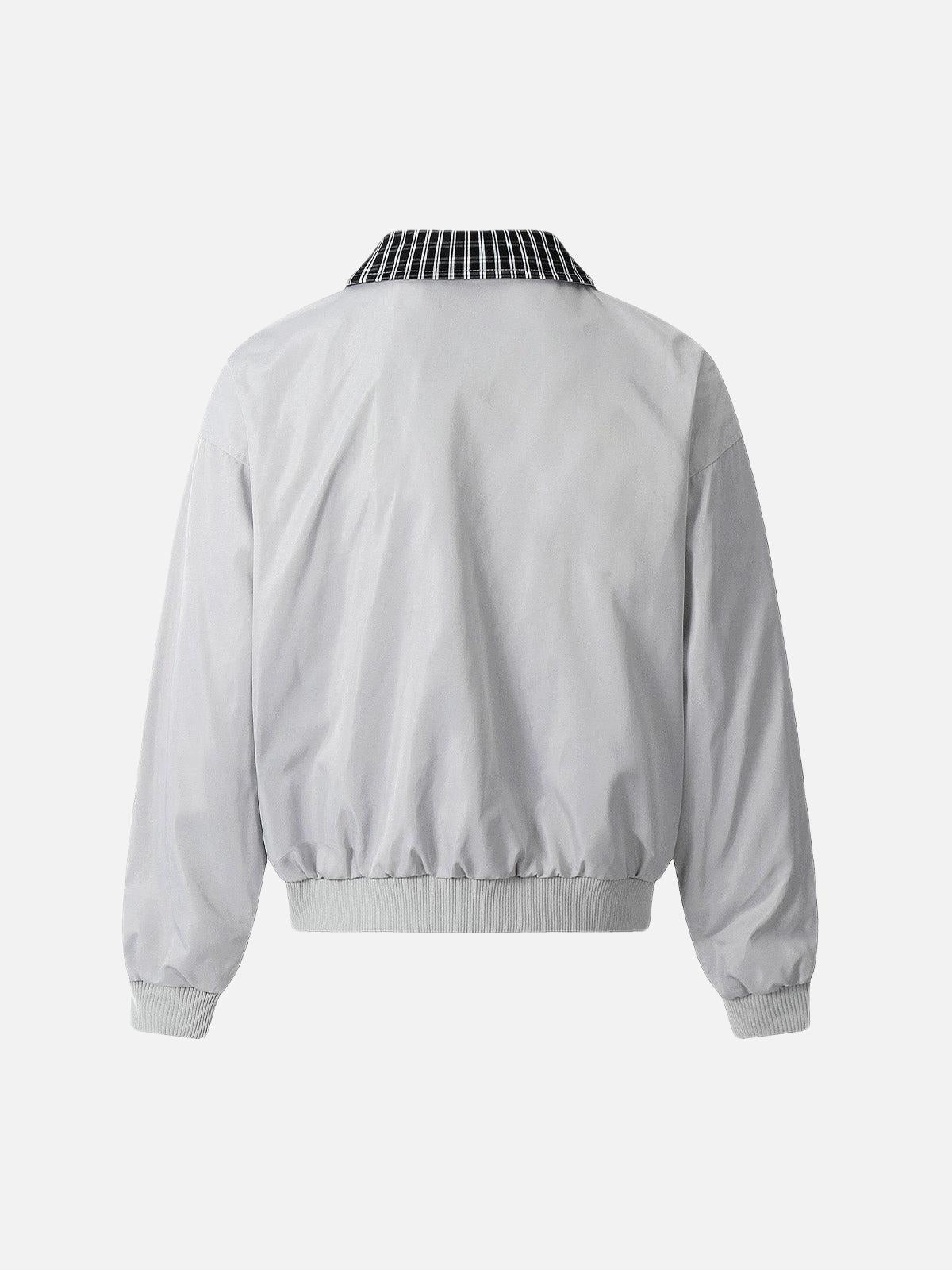 Retro Badge Stitching Work Jacket