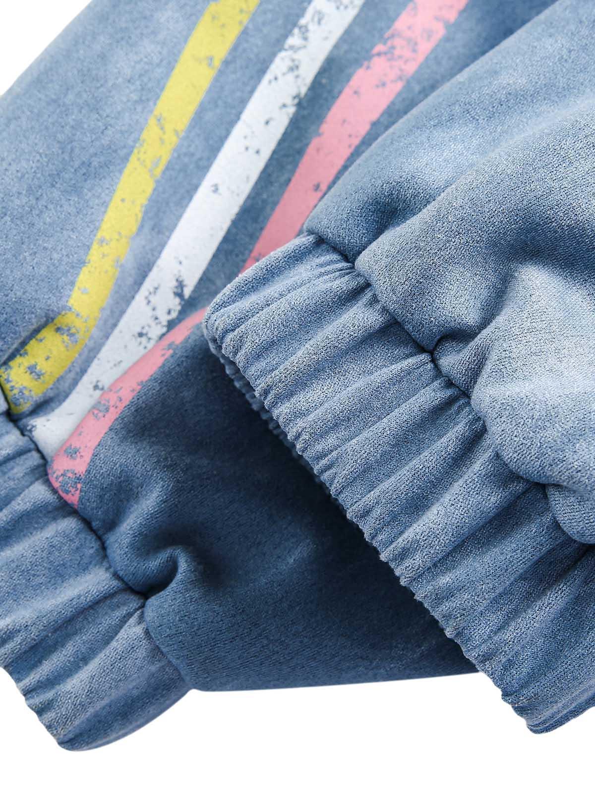 Retro Contrast Suede Track Jacket